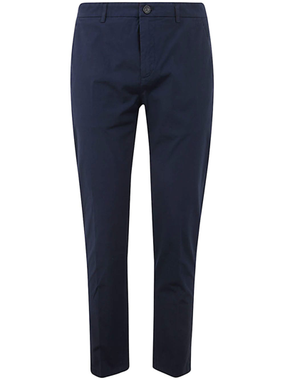 Department Five Prince Crop Chino Trousers In Navy
