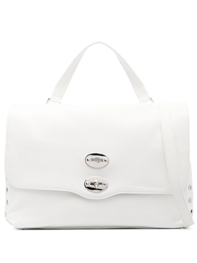 Zanellato Medium Postina Daily Giorno Bag In White Milk