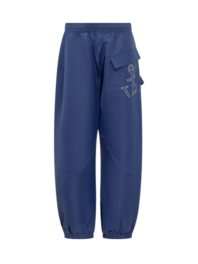 Jw Anderson Joggers Trousers In Airforce Blue