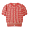 GUCCI GUCCI KIDS DOUBLE G LOGO KNITTED CARDIGAN