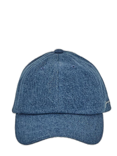 Jacquemus Signature Baseball Cap In Blue