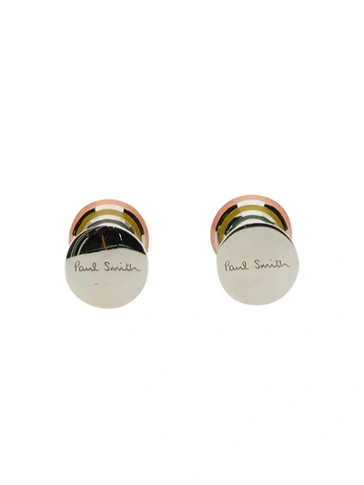 Paul Smith Cufflinks With Logo In Multicolour