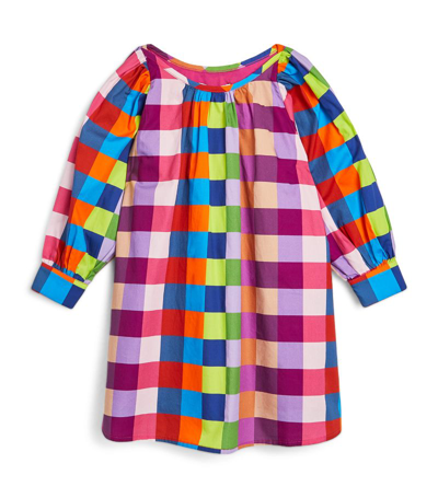 Olivia Rubin Kids' Check Print Polly Dress (2-13 Years) In Multi