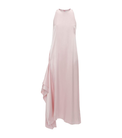 JW ANDERSON JW ANDERSON SATIN ASYMMETRIC MAXI DRESS