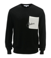 JW ANDERSON JW ANDERSON EMBROIDERED SIGNATURE SWEATER