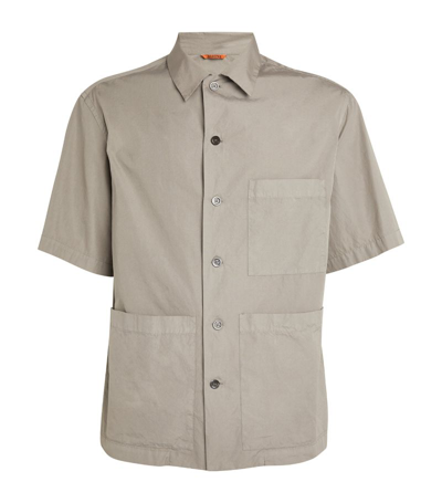 Barena Venezia Cotton Pocket-detail Shirt In Beige