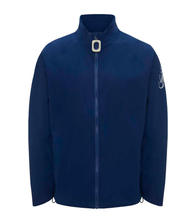 Jw Anderson Zip-up Track Jacket In Blue
