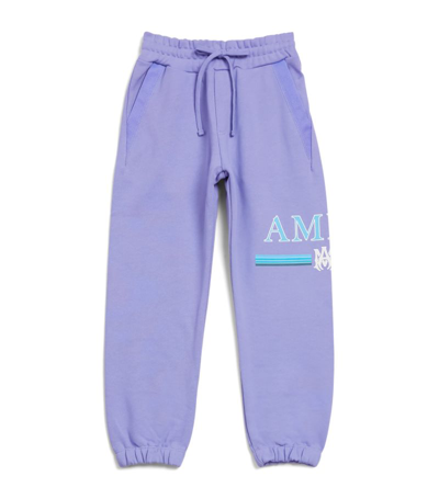 Amiri Kid's Gradient Bar Sweatpants In Persian Violet