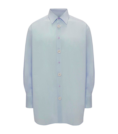 Jw Anderson Oversized Shirt In Blue