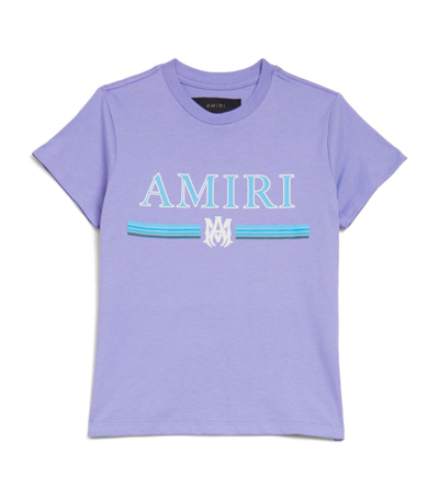 Amiri Kids Logo T-shirt (4-12 Years) In Purple