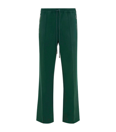 Jw Anderson Bootcut Track Pants In Green