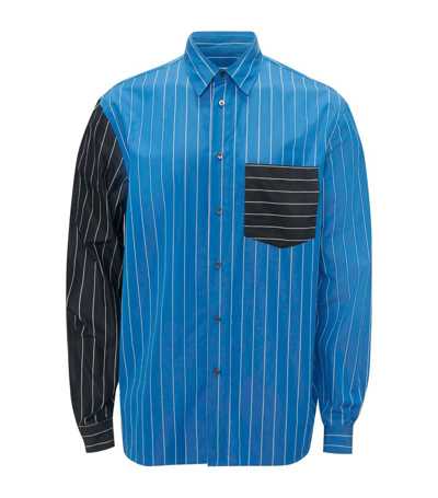 Jw Anderson Striped Shirt In Blau