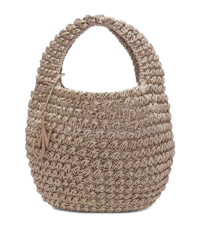 Jw Anderson Large Popcorn Basket Bag - J.w. Anderson - Cotton - Grey