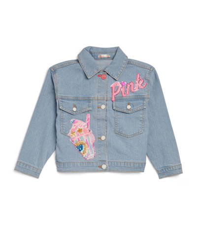 Billieblush Kids' Soft Denim Jacket (2-12 Years) In Multi
