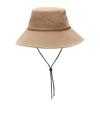 JW ANDERSON EMBROIDERED LOGO BUCKET HAT