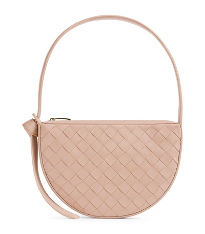 BOTTEGA VENETA MINI LEATHER SUNRISE TOP-HANDLE BAG