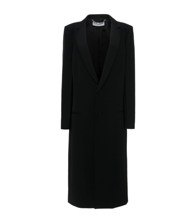 Jw Anderson Wool-blend Oversized Overcoat In Black