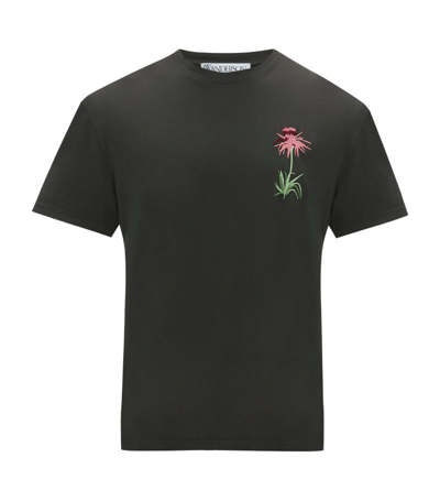 Jw Anderson X Pol Anglada Cotton T-shirt In Grey