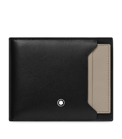 Montblanc Leather Meisterstück Selection Soft Card Holder In Black