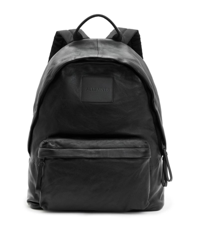 ALLSAINTS LOGO-PATCH CARABINER BACKPACK