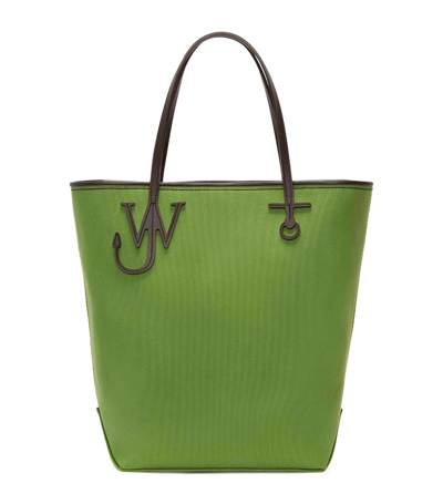 Jw Anderson Anchor Double Strap Tote Bag In Green