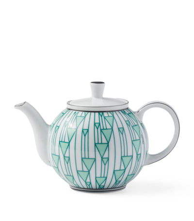 Prada Porcelain Vienna Teapot In Green