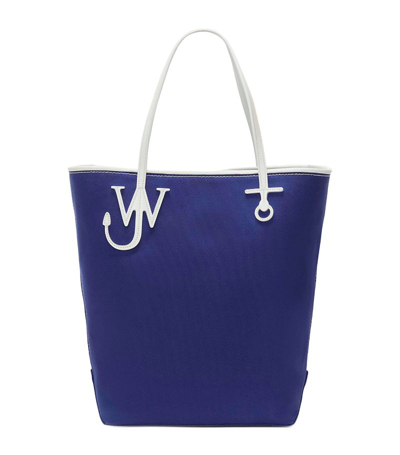 Jw Anderson Anchor Double Strap Tote Bag In Blue