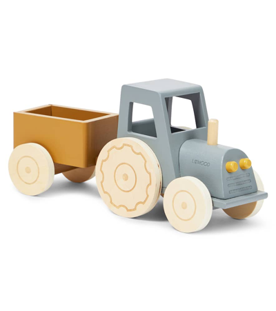 Liewood Kids' Baby Clement Wooden Toy In Blue