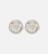 Stone And Strand 10kt Gold Earrings With Diamonds In Gold
