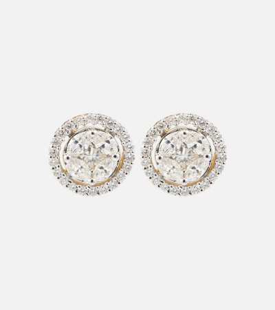 Stone And Strand 10kt Gold Earrings With Diamonds
