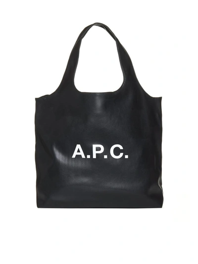 Apc Ninon Tote Bag In Black