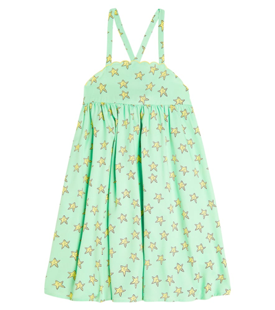 Stella Mccartney Kids' Printed Dress In Green