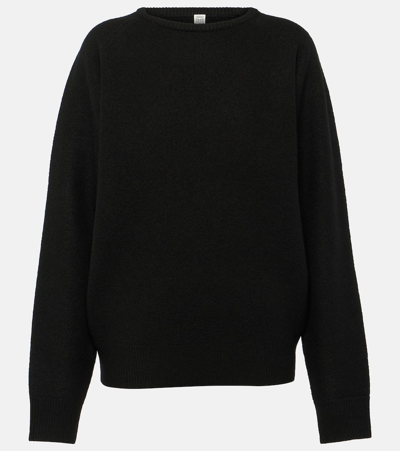 Totême Wool Sweater In Black