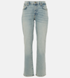 7 FOR ALL MANKIND ELLIE MID-RISE STRAIGHT JEANS