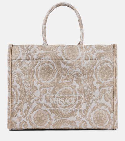 VERSACE BAROCCO ATHENA LARGE TOTE BAG