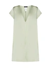 Fabiana Filippi V-neck Long Top In Mint Green