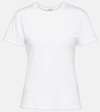 Nili Lotan Mariela Cotton Jersey T-shirt In White