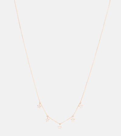 Roxanne First Star 14kt Rose Gold Necklace With Diamonds In Metallic