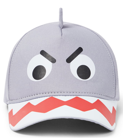Stella Mccartney Kids' Printed Baseball Cap In Grey