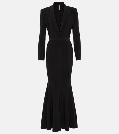 Norma Kamali Jersey Maxi Dress In Black