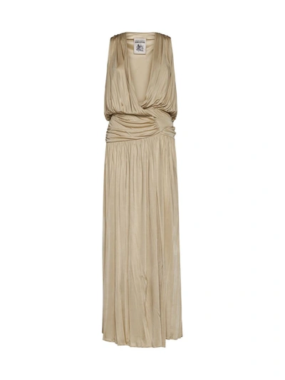 Semicouture Dress In Camel Light