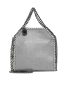 Stella Mccartney Falabella Shaggy Deer Mini Tote Bag In Grey