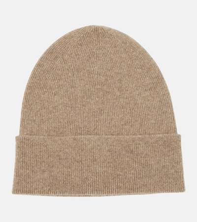 Max Mara Dindi Cashmere Beanie In Beige