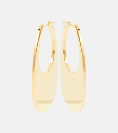 Coperni Large Swipe Earring In Gold