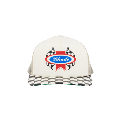 Pre-owned Rhude Chevron Rally Trucker Hat 'off-white'