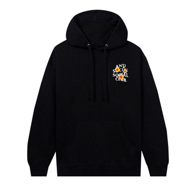 Pre-owned Anti Social Social Club See The Feeling Hoodie 'black'
