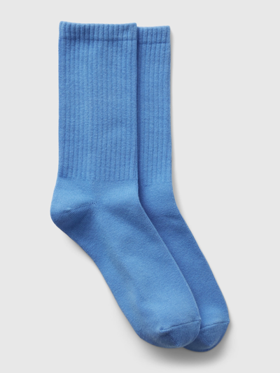 Gap Cotton Crew Socks In Union Blue