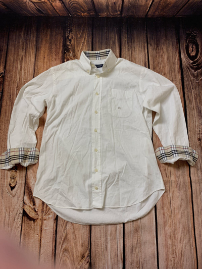 Pre-owned Burberry X Vintage Shirt Burberry In White