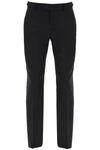 VERSACE TAILORED PANTS WITH MEDUSA DETAILS