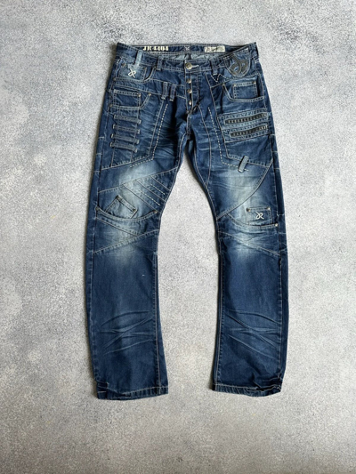 Pre-owned Archival Clothing X Vintage Japrag Japanese Archival Multipocket Jeans In Navy